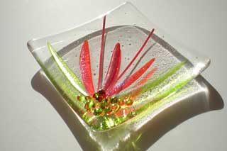 Fused Glass Art Plate