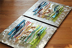 Fused Glass Wall Art available for purchase
