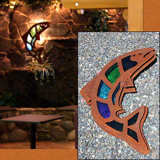 commercial art glass installations