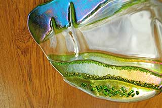 Fused Glass Art Bowl