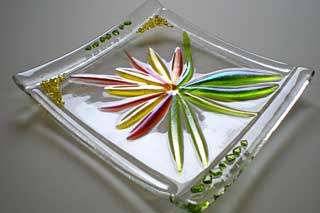 Fused Glass Art Plate